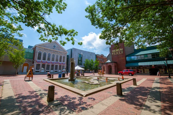 Salem Eua Jul 2019 Praça Das Índias Orientais Frente Peabody — Fotografia de Stock