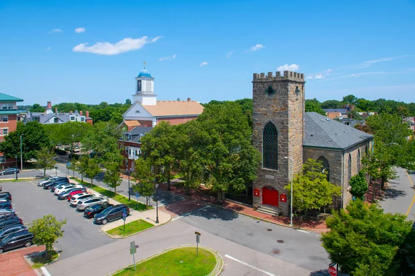 Peter Episcopal Church Der Peter Street Historischen Stadtzentrum Von Salem — Stockfoto