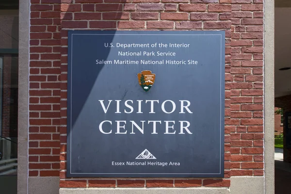 2019 Salem Maritime National Historic Site Visitors Center Historic Salem — 스톡 사진