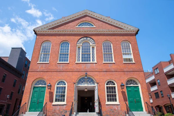 Old Town Hall Derby Square Historic City Center Salem Massachusetts — Fotografia de Stock