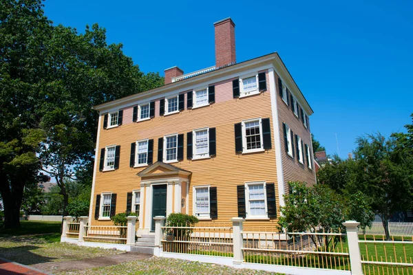Benjaminhawkes House Salem Maritime National Historic Site Nhs Centro Histórico — Foto de Stock
