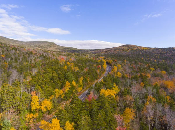 White Mountain National Forest Folhagem Queda Kancamagus Highway Perto Hancock — Fotografia de Stock