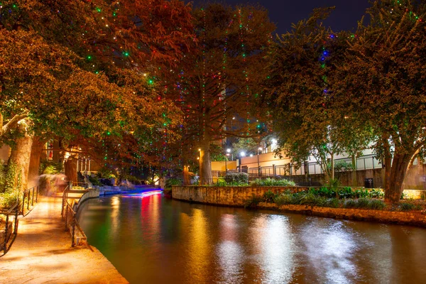 San Antonio River Walk Vicino Presa Nel Centro San Antonio — Foto Stock