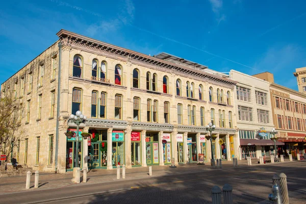 Historische Gebäude Alamo Plaza San Antonio Texas Usa — Stockfoto