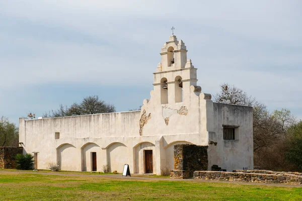 Миссия San Juan Capistrano Сан Антонио Техас Сша Миссия Входит — стоковое фото