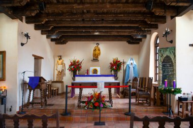 Sunak San Francisco de la Espada 'daki kilisede, San Antonio, Teksas, ABD' de. Misyon, San Antonio Misyonları UNESCO Dünya Mirası Alanının bir parçası.