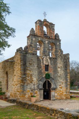 San Francisco de la Espada Misyonu, San Antonio, Teksas, ABD. Misyon, San Antonio Misyonları UNESCO Dünya Mirası Alanının bir parçası..