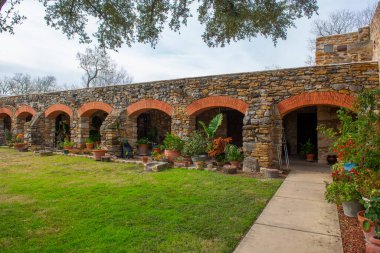 San Francisco de la Espada Misyonu, San Antonio, Teksas, ABD. Misyon, San Antonio Misyonları UNESCO Dünya Mirası Alanının bir parçası..