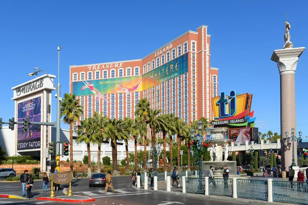 Treasure Island Resort Lujo Casino Las Vegas Strip Las Vegas — Foto de Stock