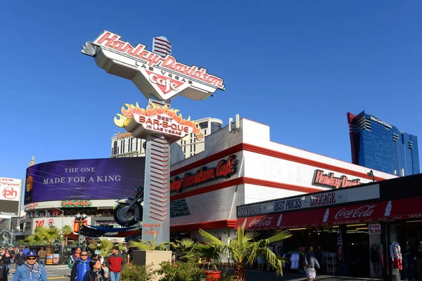 Harley Davidson Café Las Vegas Strip Las Vegas Nevada Estados —  Fotos de Stock