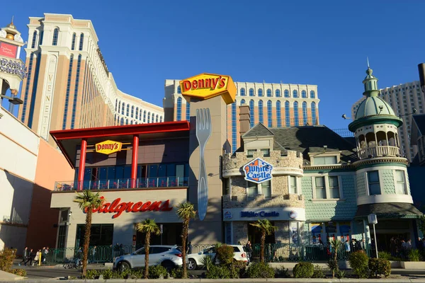 Walgreens Denny White Castle Sulla Las Vegas Strip Las Vegas — Foto Stock