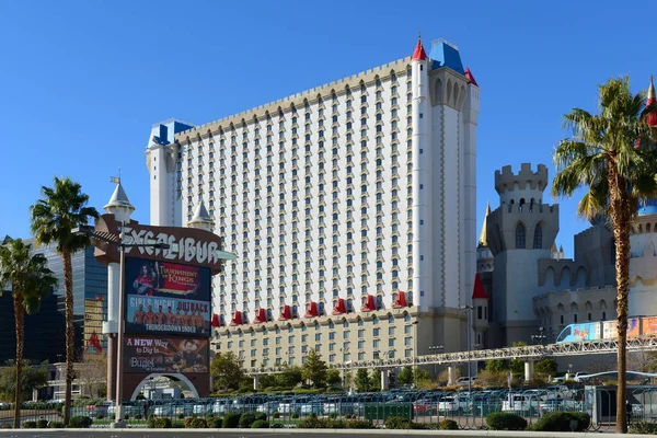 Excalibur Hotel Casino Las Vegas Strip Las Vegas Nevada Verenigde — Stockfoto