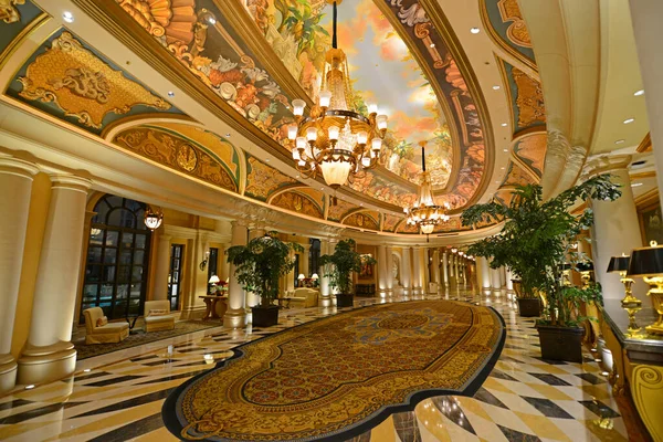 Grand Lobby Dentro Venetian Resort Las Vegas Strip Las Vegas — Foto de Stock