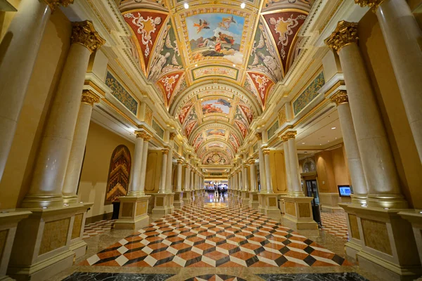 Grand Lobby Venetian Resort Las Vegas Strip Las Vegas Nevada — Stockfoto