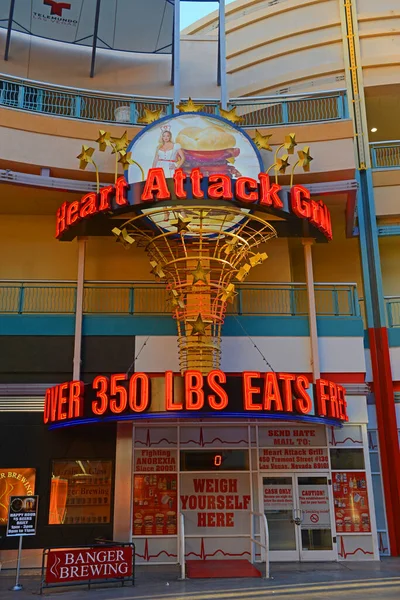 Heart Attack Grill Fremont East District Fremont Street Centrala Las — Stockfoto