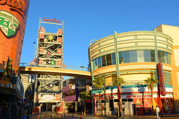 Complesso Intrattenimento Neonopolis Fremont East District Fremont Street Nel Centro — Foto Stock