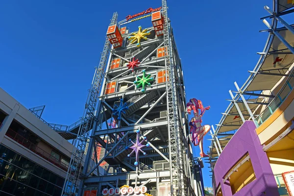 Complejo Entretenimiento Neonopolis Fremont East District Fremont Street Centro Las — Foto de Stock