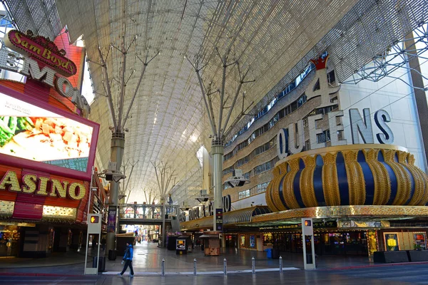 Four Queens Hotel Casino Fremont Street Εμπειρία Στο Κέντρο Του — Φωτογραφία Αρχείου