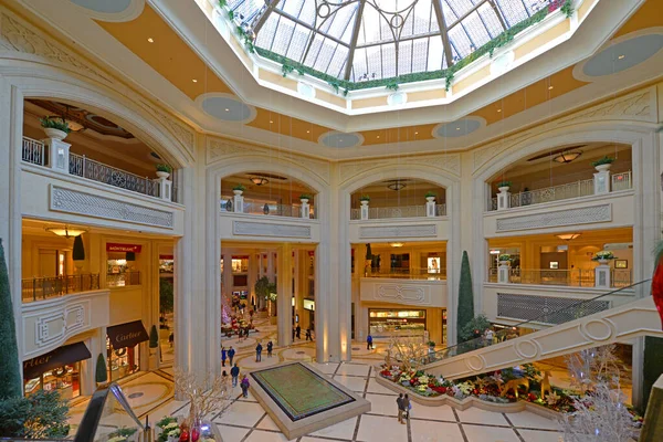 Grand Canal Shopping Center All Interno Del Venetian Resort Sulla — Foto Stock