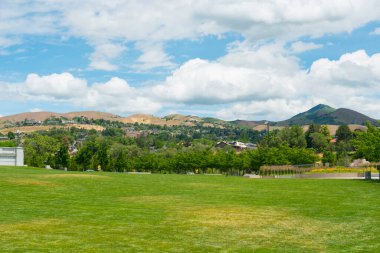 Utah Eyalet Meclisi 'nden Wasatch Dağları Salt Lake City, Utah, ABD.