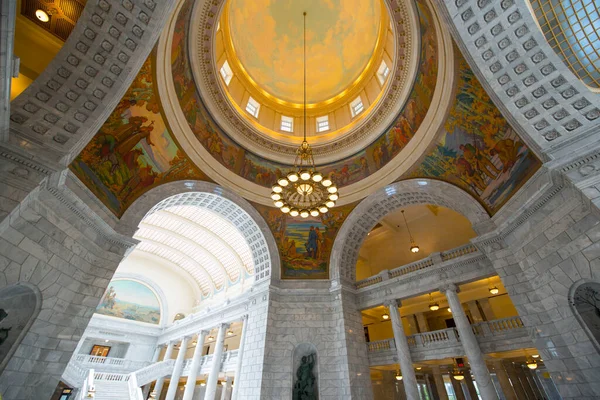Cúpula Del Capitolio Del Estado Utah Salt Lake City Utah — Foto de Stock