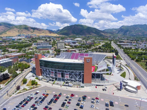 Vista Aérea Del Estadio Riceeccles Universidad Utah Salt Lake City — Foto de Stock