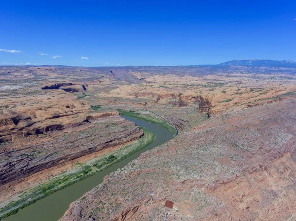 Moab Utah Taki Arches Ulusal Parkı Yakınlarındaki Colorado Nehri Sal — Stok fotoğraf