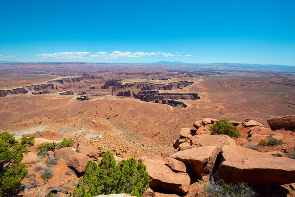 Vista Aérea Del Cañón Borde Blanco Desde Grand View Point — Foto de Stock