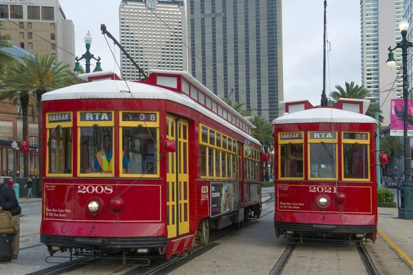 Rta Streetcar Canal Line Route Oder Route Auf Der Canal — Stockfoto