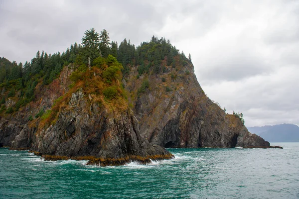 Spirál Öböl Feltámadási Öbölben Kenai Fjords Nemzeti Park Közelében Seward — Stock Fotó