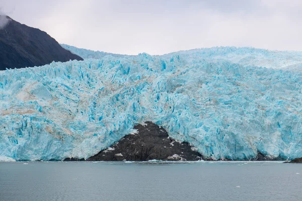 Glacier Aialik Sur Baie Aialik Dans Parc National Des Fjords — Photo