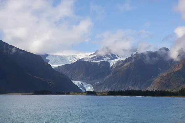 Glacier Holgate Sur Baie Aialik Dans Parc National Des Fjords — Photo