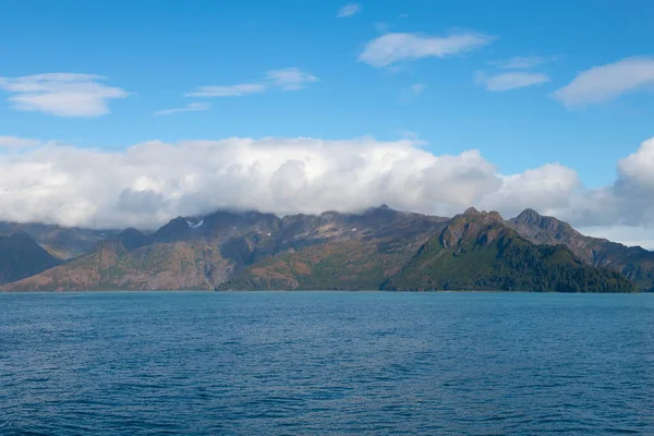 Gleccser Hegy Aialik Gleccser Közelében Aialik Öbölben Kenai Fjords Nemzeti — Stock Fotó