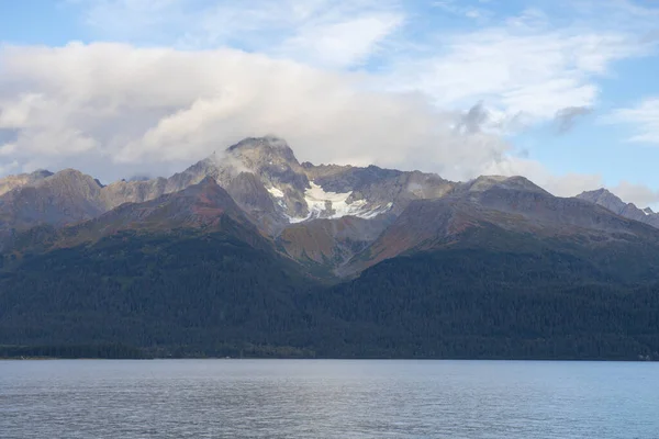 2018 Glacier Mountain Aialik Glacier Aialik Bay Kenai Fjords National — 스톡 사진