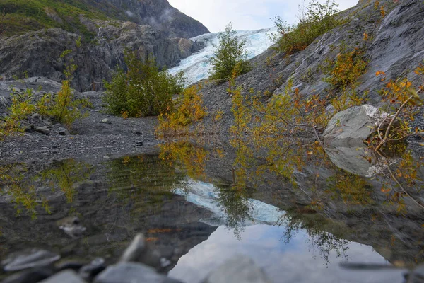 Exit Glacier Kenai Fjords National Park Sep 2019 Seward Alaska — Stock Photo, Image