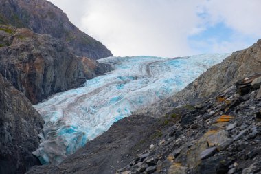 Eylül 2019 'da Kenai Fjords Ulusal Parkı' ndaki Buzul Çıkış Seward, Alaska AK, ABD.