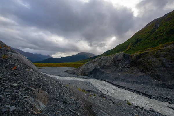 Exit Creek Kenai Fjords National Park Sep 2019 Seward Alaska — Stock Photo, Image