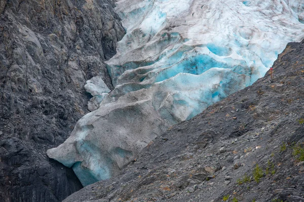 2019年9月在美国阿拉斯加州苏厄德附近Kenai Fjord国家公园的出口冰川 — 图库照片