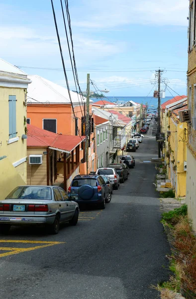 Historic Town Charlotte Amalie Saint Thomas Island Islas Vírgenes Los — Foto de Stock