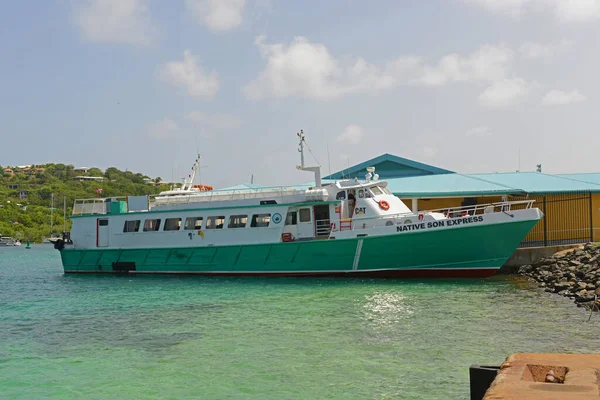 Boot Hafen Von Cruz Bay John Island Virgin Islands Usa — Stockfoto