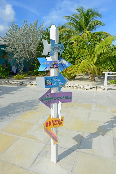 Pirates Cove Half Moon Cay Little San Salvador Island Bahamas — Stock Photo, Image