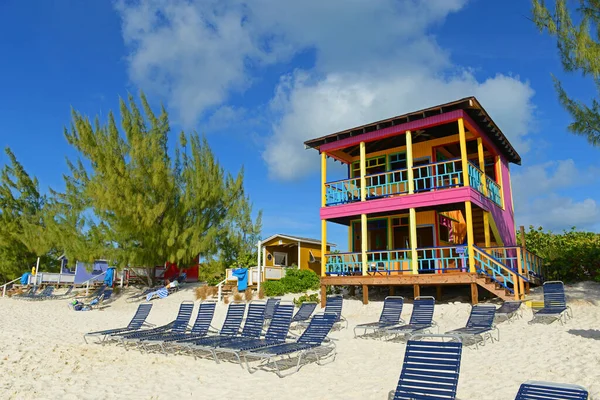 Private Beach Villa Half Moon Cay Little San Salvador Island — Stock Photo, Image