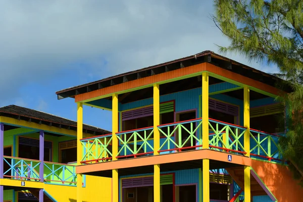 Private Beach Villa Half Moon Cay Little San Salvador Island — Stock Photo, Image