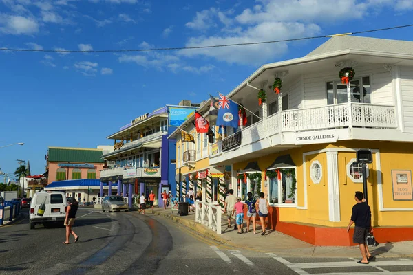 Tienda Histórica Harbour Drive Centro George Town Gran Caimán Islas — Foto de Stock