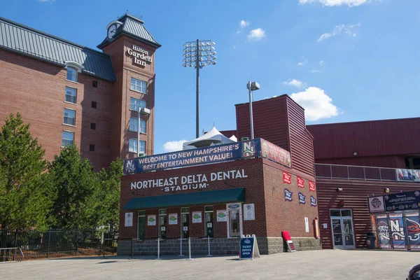 Northeast Delta Dental Stadium Line Drive Manchester New Hampshire Usa — Zdjęcie stockowe
