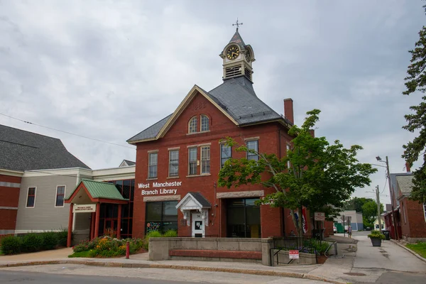 West Manchester Branch Library Main Street West Side Manchester New — Photo