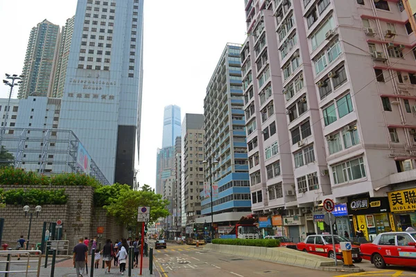 Hong Kong Austin Road Bij Nathan Road Kowloon Hong Kong — Stockfoto