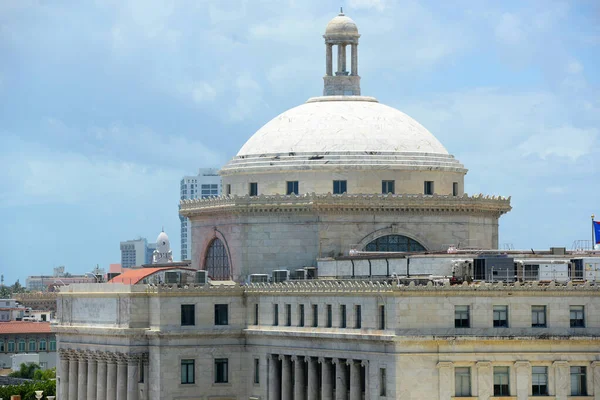 Capitolio Puerto Rico Будівля Beaux Arts Центрі Сан Хуана Пуерто — стокове фото