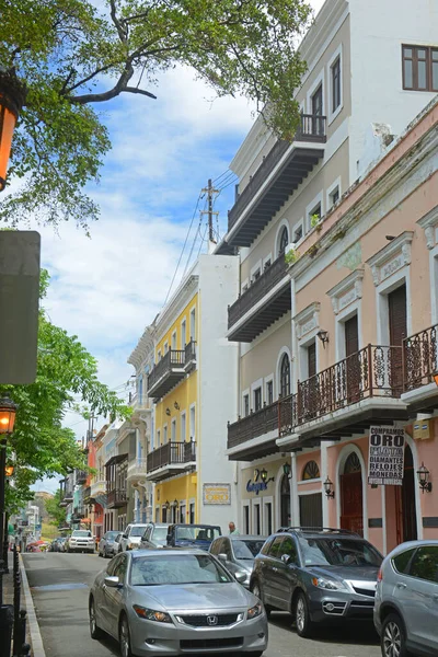 Historisch Gebouw Aan Calle San Francisco Plaza Salvador Brau Old — Stockfoto