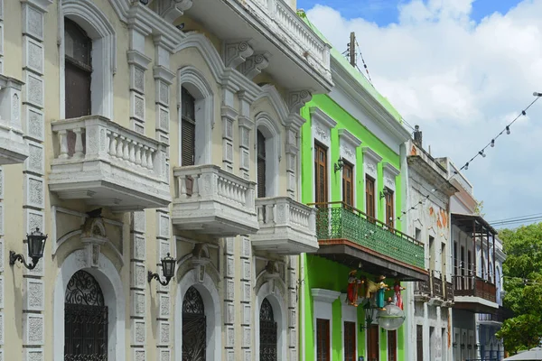 Historyczny Budynek Calle San Jose Między Calle Fortaleza Calle Tetuan — Zdjęcie stockowe